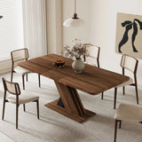 55"-71" Extendable Dining Table 4-8 Seats for Kitchen & Dining Room | Joysource