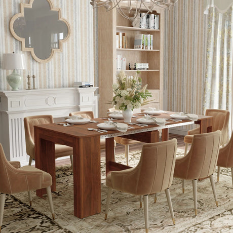 Space-Saving Extendable Console to Dining Table Seats 2 - 8 | Transforms 19" to 78"
