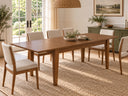 Rectangular Extendable Dining Table Seats 4 - 12, 71"-106"