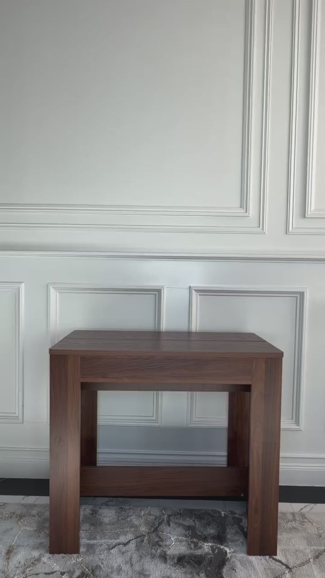 Space-Saving Extendable Console Table Seats 2 - 8, 19" to 78" | Transformer Dining Table