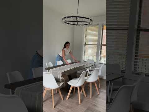55"-71" Extendable Dining Table 4-8 Seats for Kitchen & Dining Room | Joysource