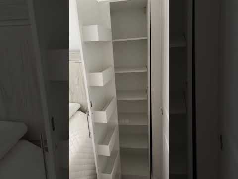 71" Narrow Kitchen Pantry Cabinet w/ Doors & Adjustable Shelves | Multipurpose
