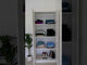 Modern Wardrobe Armoire with 2 Doors & 3 Adjustable Shelves, 71"H x 30" W