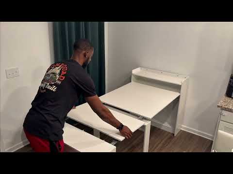 Extendable Dining Table with Hidden Storage for 1-9 People | 21"-98"