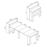 Extendable Dining Table with Hidden Storage