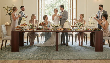 Wood Extendable Dining Table Seats 2-12, 19"-118" | Extendabl Console Table
