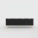 71" TV Stand w/ Storage Cabinet & Adjustable Shelves | Modern Credenza