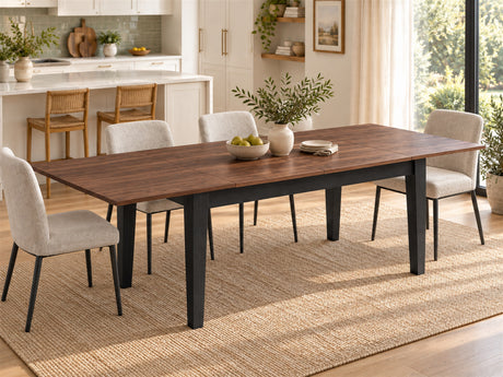 Rectangular Extendable Dining Table Seats 4 - 12, 71"-106"
