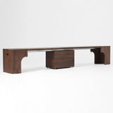 Extendable Dining Table & Bench Set | Seats 2–12, Space-Saving & Self-Storing, Solid Wood