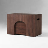Joysource Transforming Dining Set - Solid Wood Extendable Table & Expandable Bench