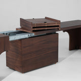 Joysource Transforming Dining Set - Solid Wood Extendable Table & Expandable Bench