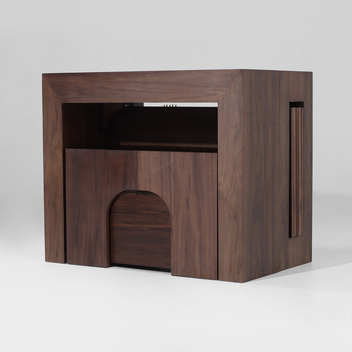 Joysource Transforming Dining Set - Extendable Solid Wood Table & Expandable Bench
