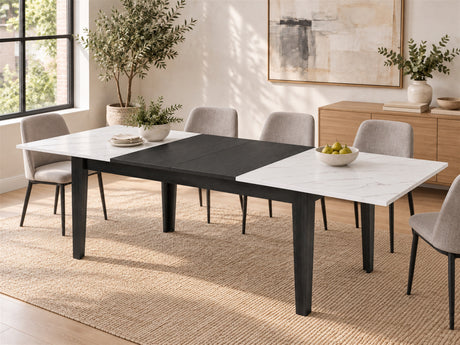 Rectangular Extendable Dining Table Seats 4 - 12, 71"-106"