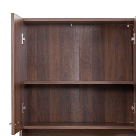 71" Tall Storage Cabinet for Kitchen, Living Room, Office | Kitchen Pantry