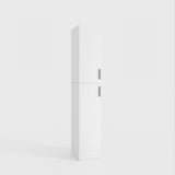 75" Tall Storage Cabinet with Doors & 4 Tiers | Narrow Cabinet