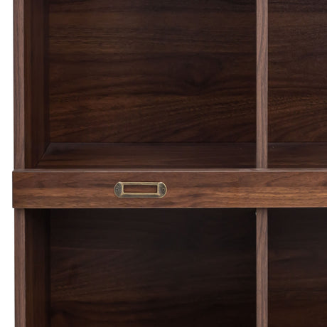Bookcase w/ 10 Cubby Holes for Storage and Display | 47" Tall