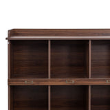 Bookcase w/ 10 Cubby Holes for Storage and Display | 47" Tall